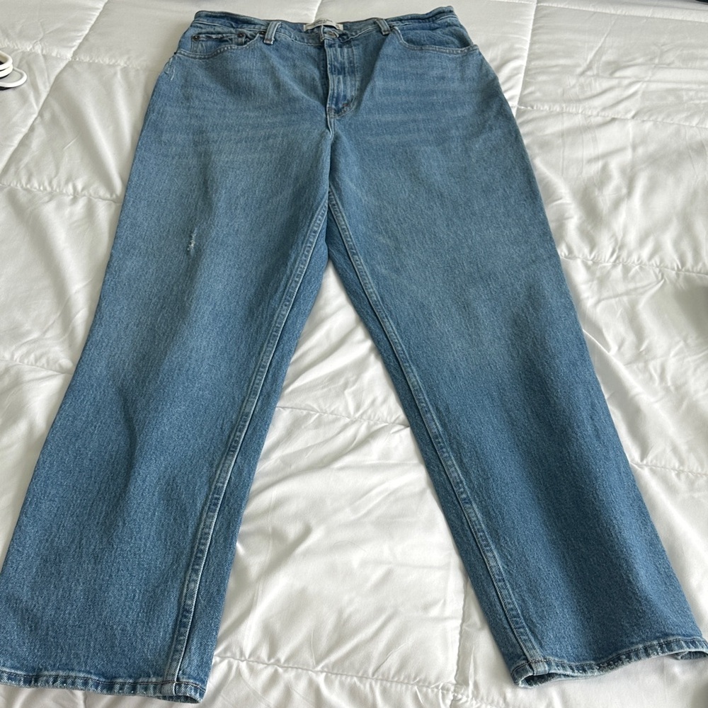 Abercrombie & Fitch Light Blue High-Rise Jeans